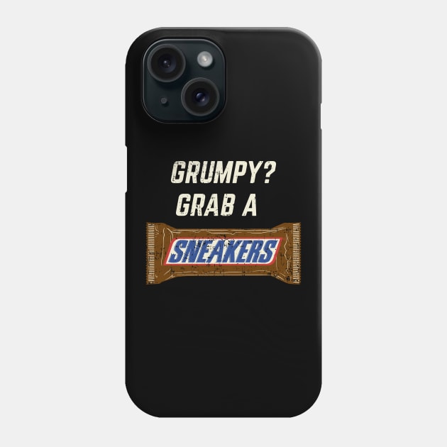 Grumpy? Grab a Sneakers Phone Case by leynard99