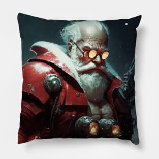 Cyborg Santa Clause [BEST⭐SELLER] Pillow