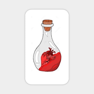 Heart in a bottle Magnet