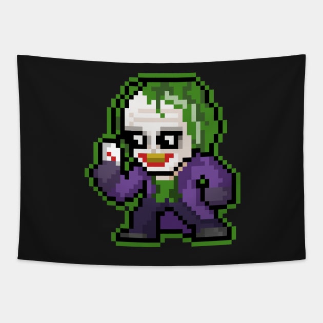 Pixel Clown Tapestry by RetroPixelWorld