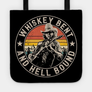 Outlaw Whiskey Hank Jr Vintage Fans Gifts Tote