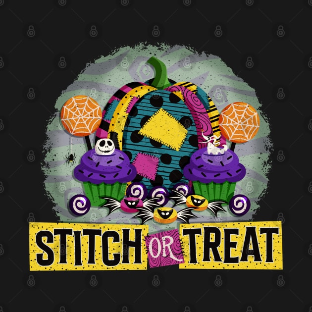 Stitch or Treat by onarolltees