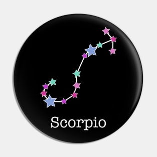 A Zodiac Sign Test Scorpio Pin