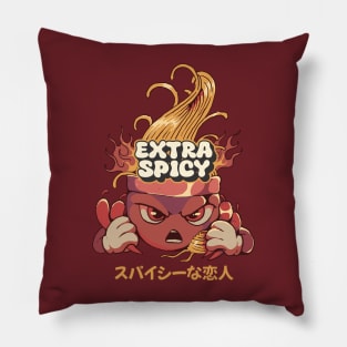 extra spicy ramen Pillow