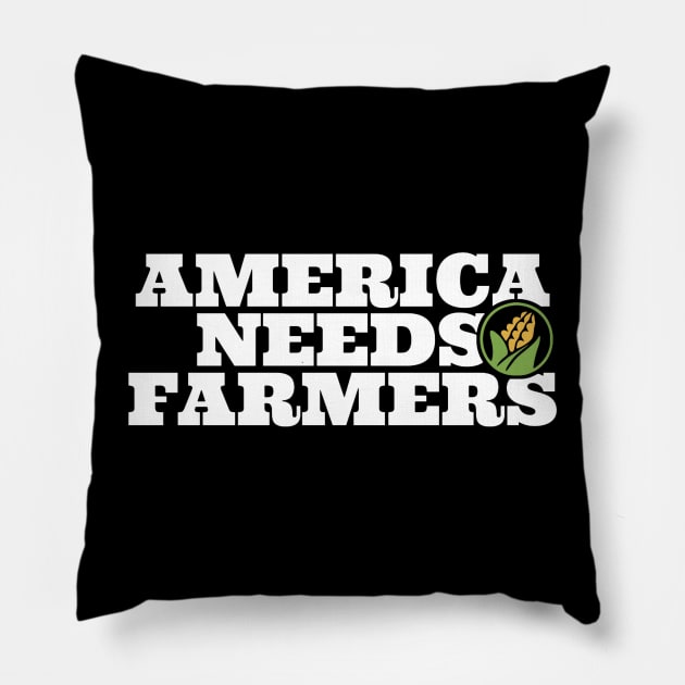 America Needs Farmers Pillow by denkatinys