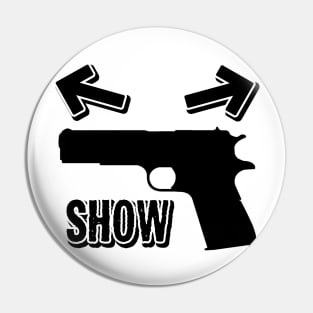 Gun Show Gym Rat Pin