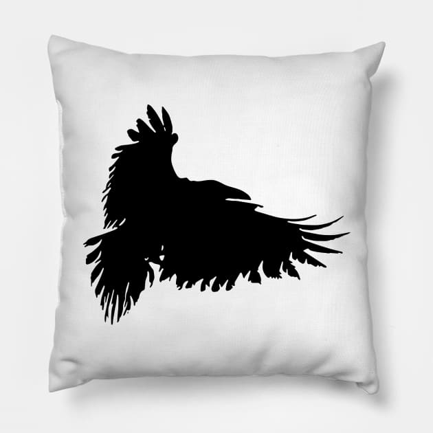 Raven Pillow by Thistle Kent