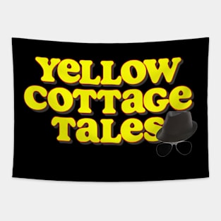 Yellow Cottage Tales Tapestry