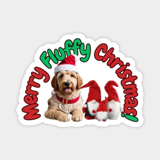 Merry Fluffy Christmas! Magnet