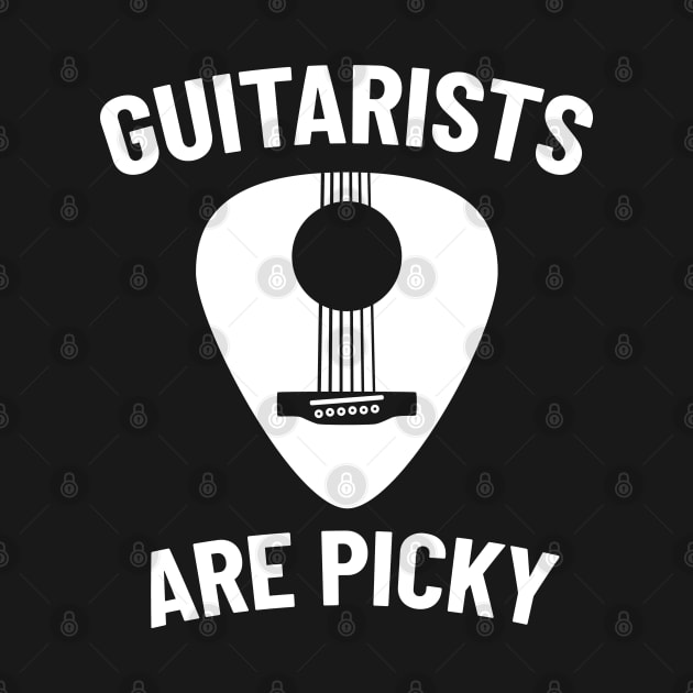 Guitarists Are Picky Guitar Pick by nightsworthy