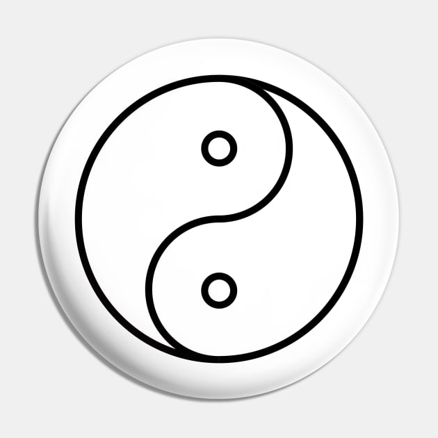 Yin Yang sticker - Ancient Chinese philosophy symbol Pin by mrsupicku