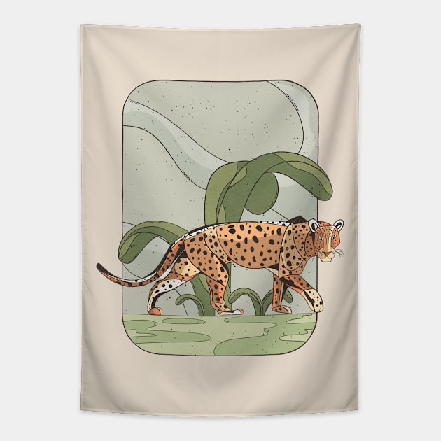 Jaguar Tapestry by fernandaschallen