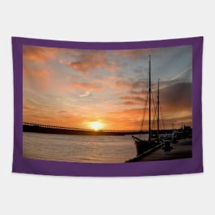 January sunrise on the River Blyth Tapestry