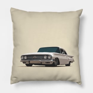 1960 Chevy Impala - stylized Pillow