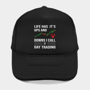 Funny Trading Quote Stock Market Day Trader Investing Humor Hat