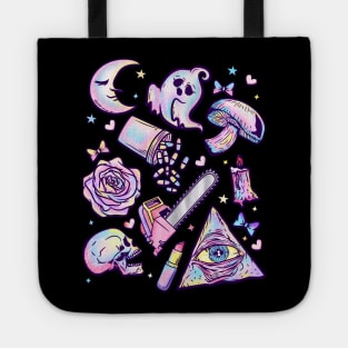 Creepy Cute Aesthetic Pastel Goth - Kawaii Chibi Gift Tote