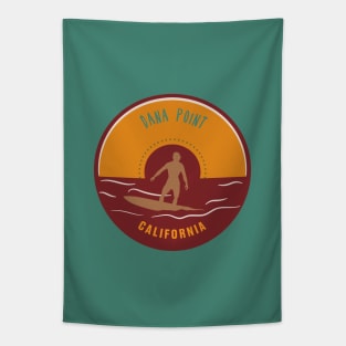 Dana Point Flat Design Tapestry