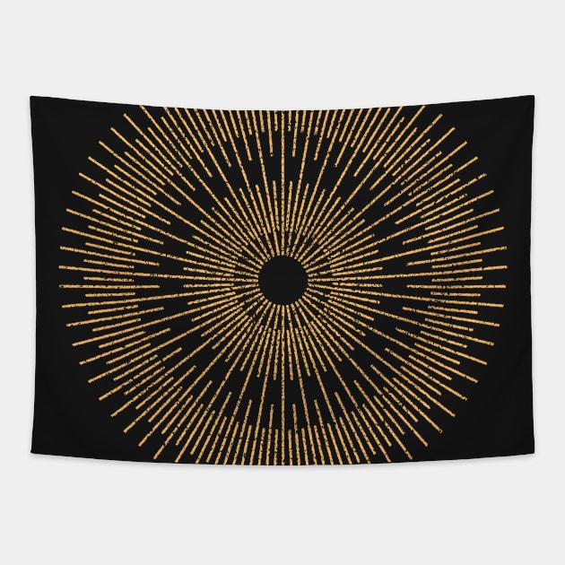 GOLDEN SUN RAYS Tapestry by azified