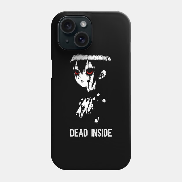 Dead Inside Emo Girl Phone Case by DeathAnarchy