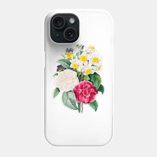 Camellia Narcissus Pansy flower Phone Case