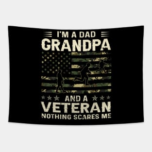 I'M A Dad Grandpa And Veteran Tapestry