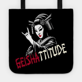 Beautiful Metalhead Geisha: Japanese Chic Tote