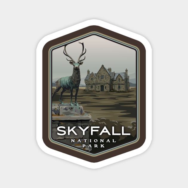 Skyfall National Park Magnet by MindsparkCreative