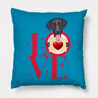 Labrador Retriever Love Pillow