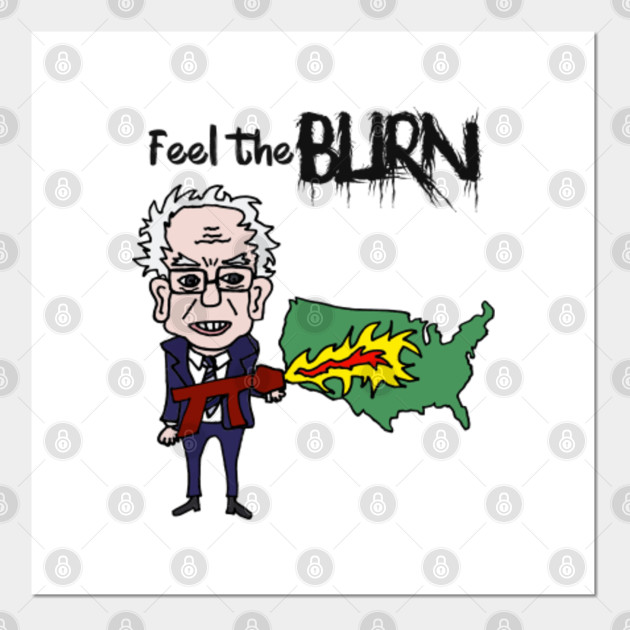 Funny Anti Bernie Sanders Political Cartoon Anti Bernie Sanders Poster Und Kunst Teepublic De Crazy bernie, creepy joe and other familiar comics.