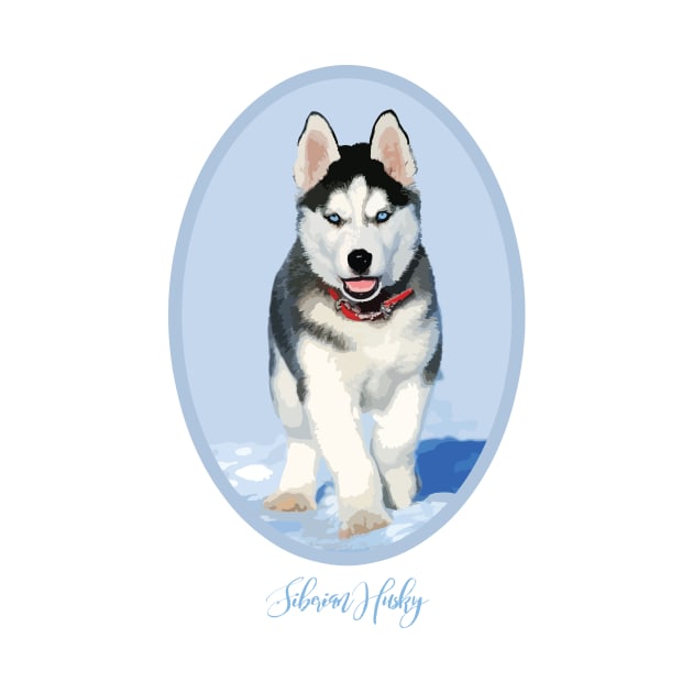 Beautiful Siberian Husky Puppy! Especially for Husky Dog Lovers! by rs-designs