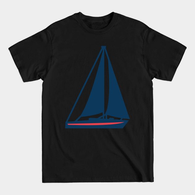 Disover Sailboat - Sailboat - T-Shirt