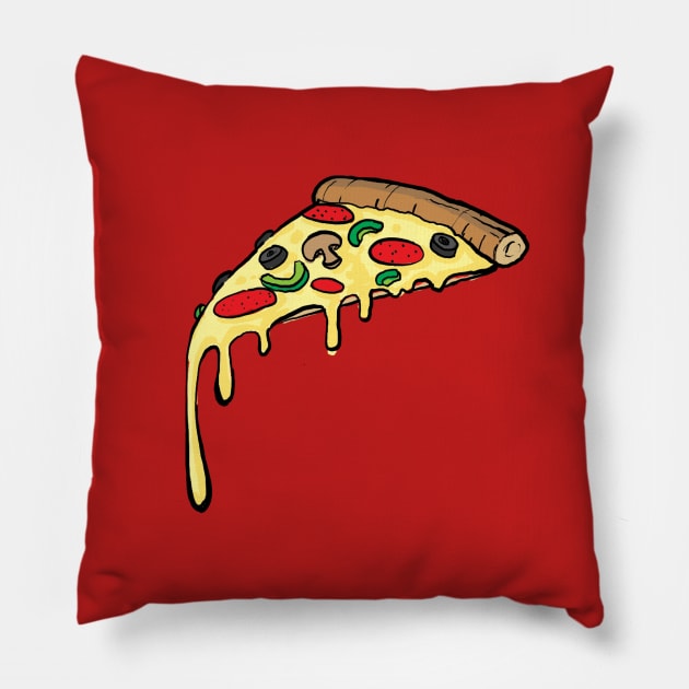 Pizza Pizza Pizza Pillow by Kenjy737