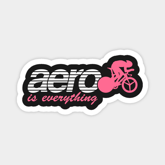Aero is everything - Time trial artwork Magnet by anothercyclist