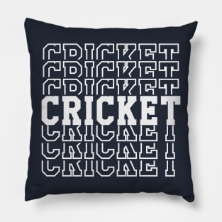 Cricket the greatest sport Pillow