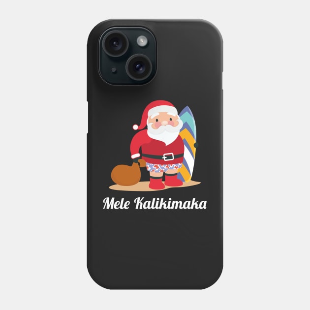 Mele Kalikimaka Phone Case by VectorPlanet