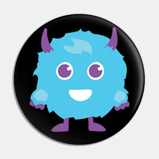 Halloween Blue Cartoon Monster Pin