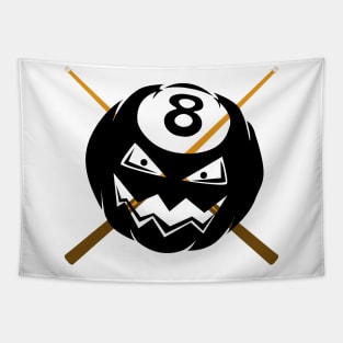 Pumpkin 8 ball Tapestry