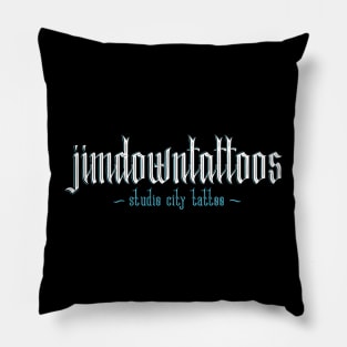 Black & Blue logo Pillow