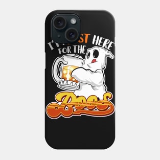 Funny Halloween Ghost Drinking Beer Phone Case