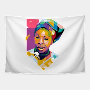 Nina Simone Popart Tapestry