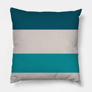A fantastic harmony of Rouge, Pastel Pink, Silver, Dark Cyan and Philippine Indigo stripes. Pillow