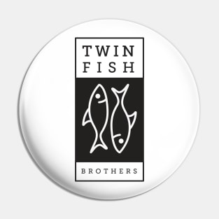 Twin Fish Brother Pin