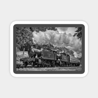 Two GWR Prairies - Black and White Magnet