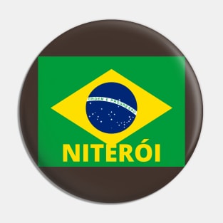 Niterói City in Brazilian Flag Pin