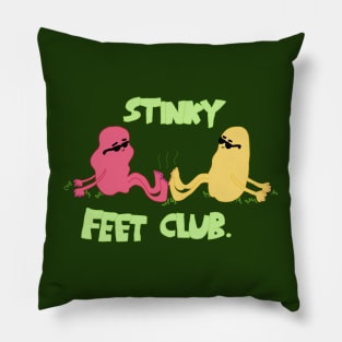 Stinky Feet Club Cartoon Artwork Pillow