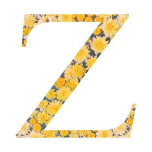 Zeta Sorority Sunflower Sticker T-Shirt