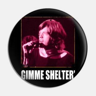 The Stones at Altamont Gimme Movie Apparel Pin