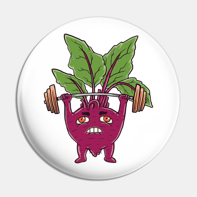 Beet Working Out Pin by Perrots