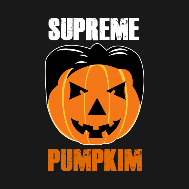 Funny Halloween Supreme Pumpkim Kim Jong Un Halloween Pumpkin Gift by ChrisWilson