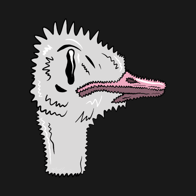 Squiggly ostrich by Jeffmore